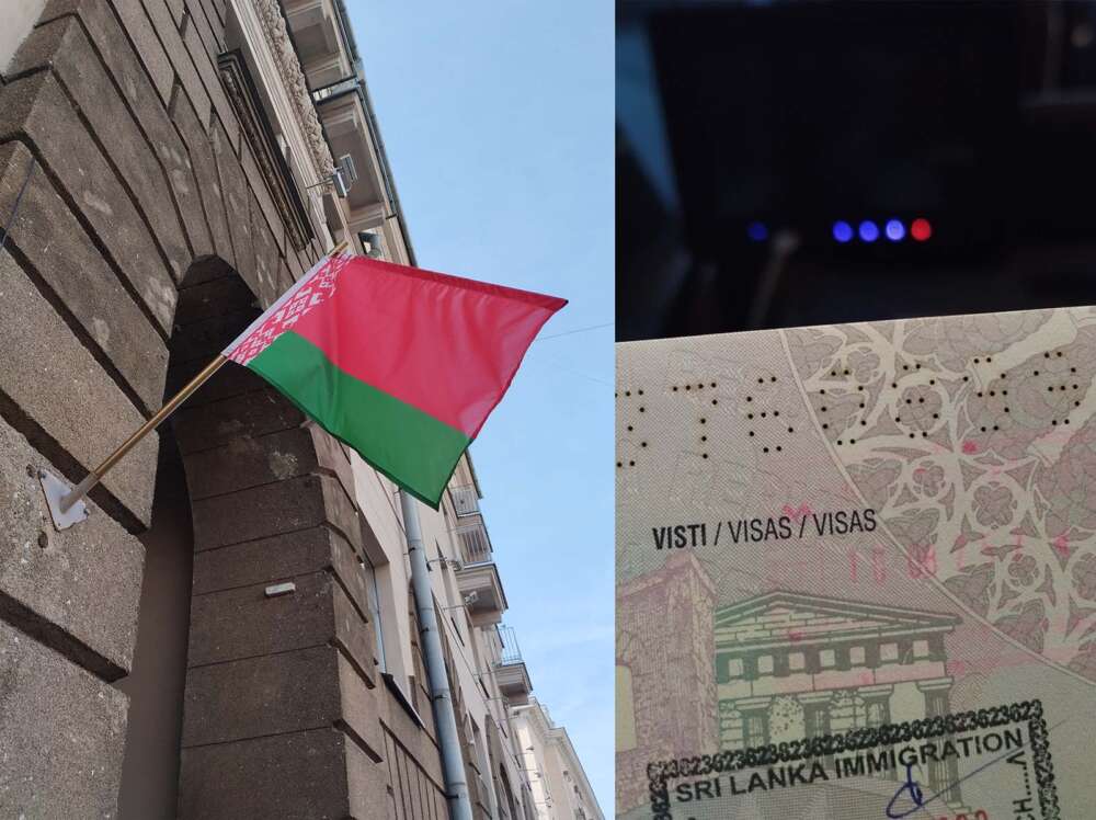 timbro in entrata frontiera Lituania-Bielorussia - blog di viaggi
