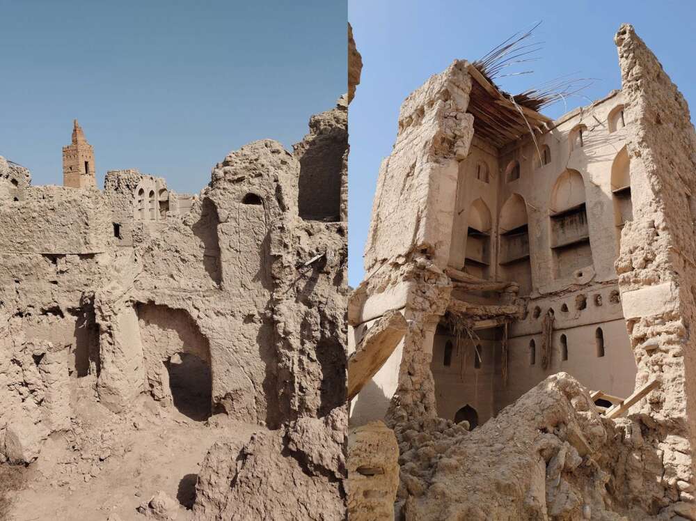 antiche abitazioni di paglia e fango in Oman - blog di viaggi