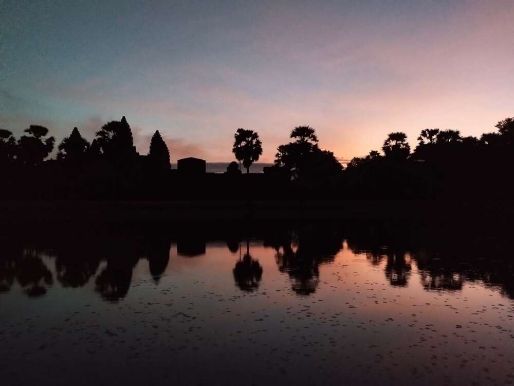Alba nel sito archeologico di Angkor Wat - blog di viaggi