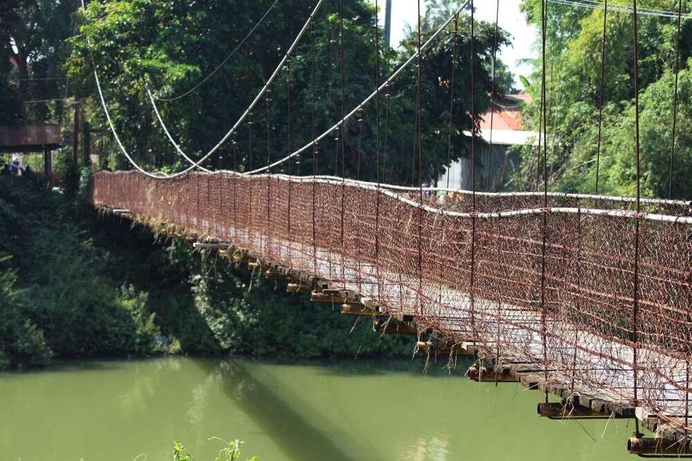 il ponte in legno di Hanging a Battambang in Cambogia - blog di viaggi
